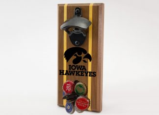 Iowa Hawkeyes Magnetic Bottle Opener
