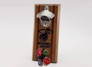 Miami Heat Magnetic Bottle Opener