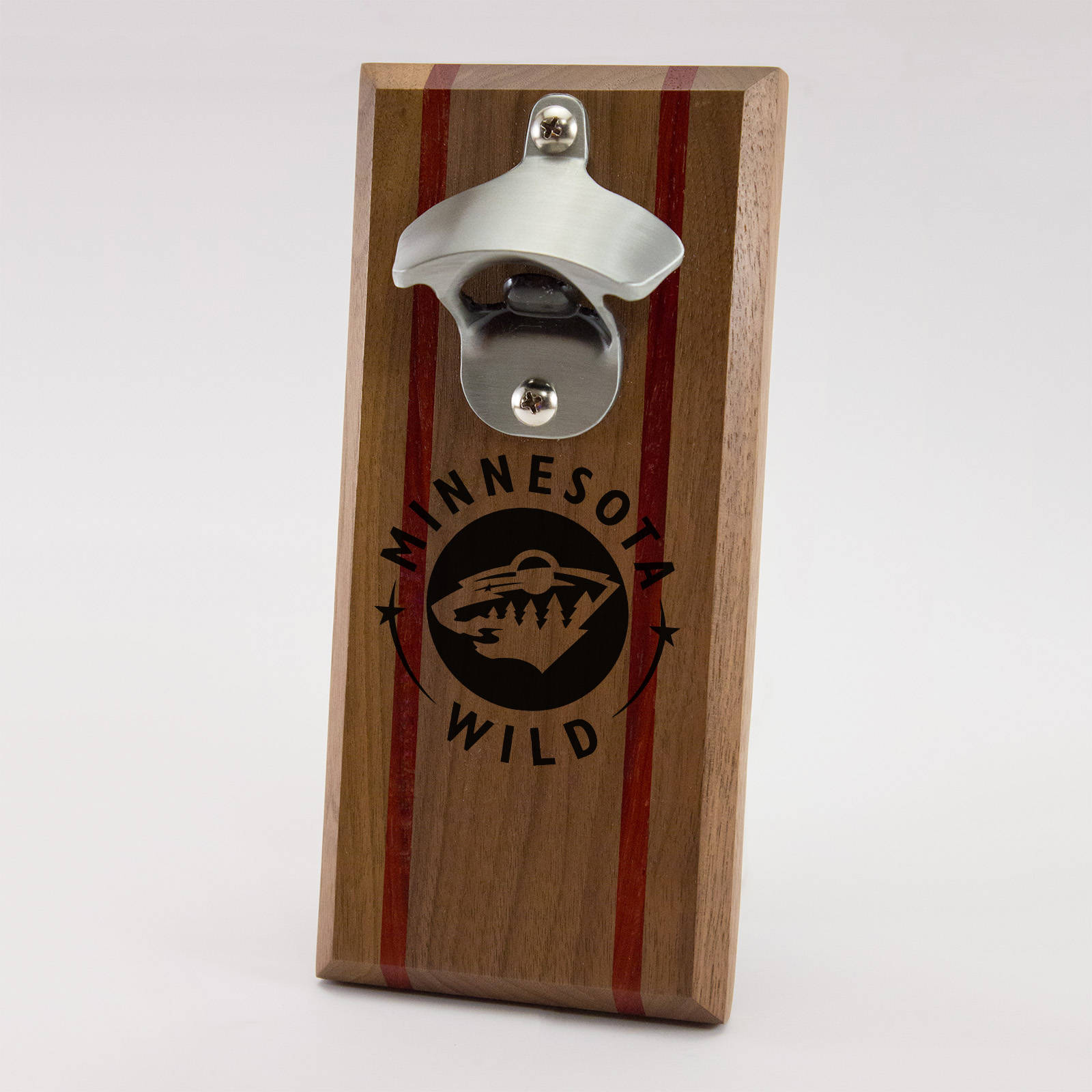 Minnesota Wild, Bottle Opener made from a Real Hockey Puck