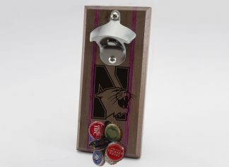 Northwestern Wildcats Magnetic Bottle Opener